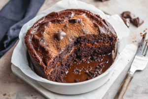 Indulge in a rich, chocolate pudding cake with this easy recipe. Perfect for chocolate lovers and dessert enthusiasts.