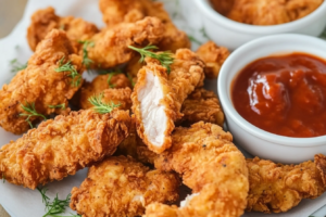 Discover the ultimate fried chicken tenders recipe with a crispy golden coating, with perfect flavor. Easy, and perfect for any occasion.